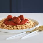 pasta with meatballs